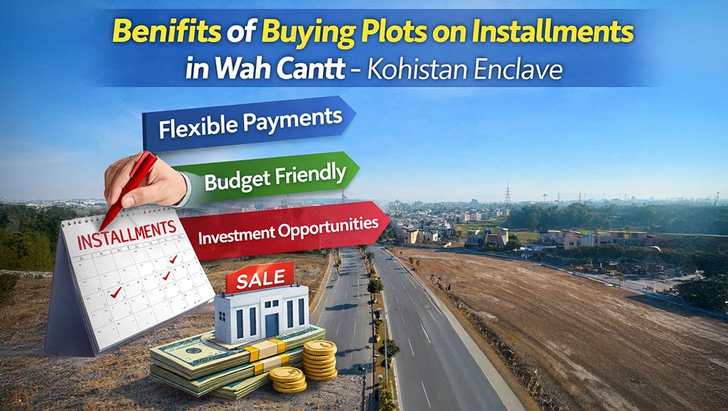 Plot for Sale on Installment in Wah Cantt