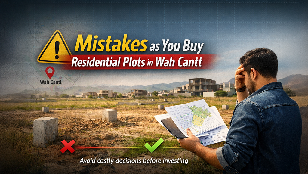 Mistakes as You Buy Residential Plots in Wah Cantt Now