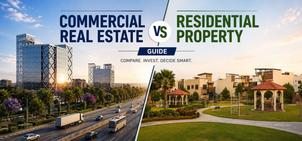Commercial Real Estate vs Residential Property Guide