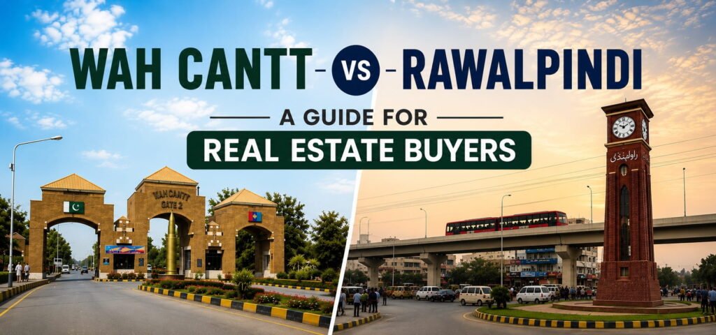 Wah Cantt vs Rawalpindi Real Estate Comparison