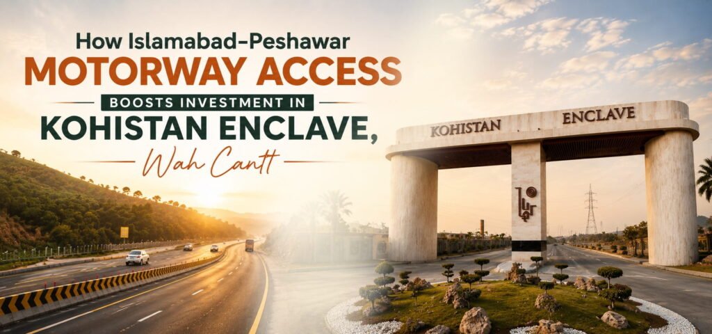 Wah Cantt Islamabad Motorway and Property Growth